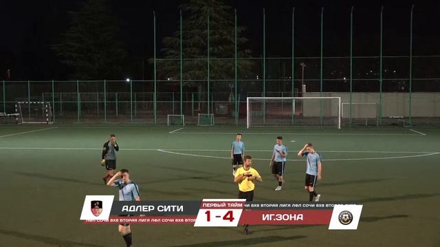 Адлер-Сити - Игорная зона / Вторая лига ЛФЛ Сочи смотреть онлайн