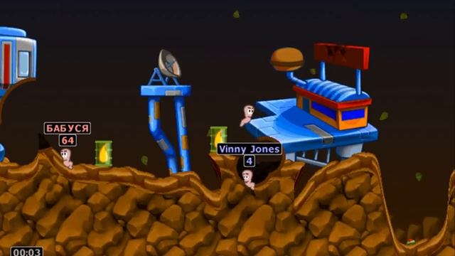 Прохождение DeathMatch Worms Armageddon b1,2,3 [часть 1] смотреть онлайн
