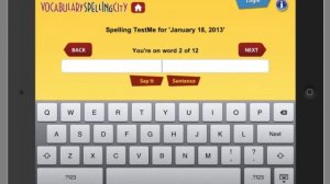 VocabularySpellingCity iPad/iPhone App