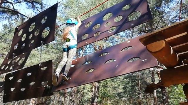 Веревочный Парк "УЛЕЙ" 3 уровень 2019г смотреть онлайн