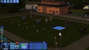 Катаемся на лошади  Sims 3