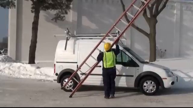 ErgoRack on a Ford Transit Connect - Prime Design Aluminum Ladder Racks смотреть онлайн