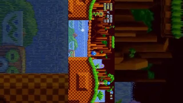 Я наконец-то вернулся! И запустил sonic mania на телефон!!! смотреть онлайн