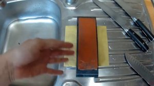 Как просто заточить нож на водном камне и мусате.?