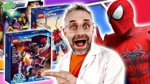 ДОКТОР ЗЛЮ И ЧЕЛОВЕК-ПАУК: ЛЕГО РОБОТ SPIDER-MAN И МАЙЛЗ МОРАЛЕС LEGO MARVEL! @СПАСАТЕЛИ Игрушек