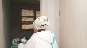 Как подровнять стену под наличник