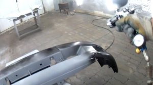 Ч 4 Подготовка к Покраске ✅ и Покраска авто В ГАРАЖЕ ✅ Лада Калина своими руками ❗❗❗