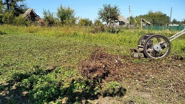 Предосеннее подкашивание / ЛопЛош / Электрокультиватор