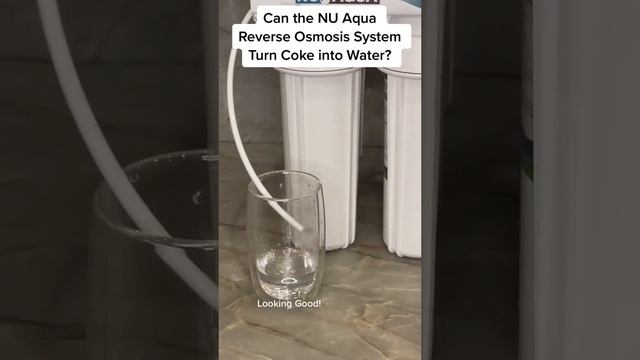 Can the NU Aqua Reverse Osmosis System turn Coke into Water? Challenge Accepted! Let's find out!