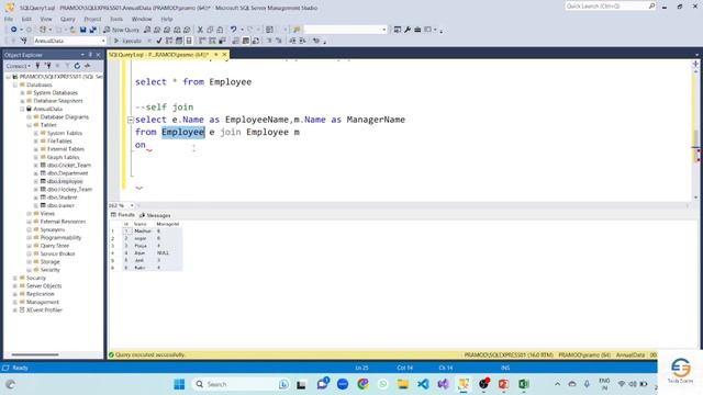Self join in SQL Server | Part - 20