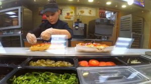 Как делают лучшие сендвичи SUBWAY. Курица терияки.Влог