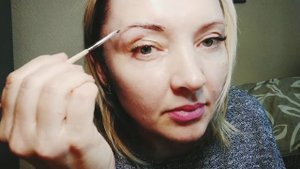 Красим брови краской для волос