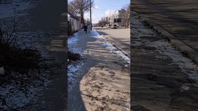 ??. Запорожье. 16.02.23. Малый Рынок. Посёлок Слободка. Прогулка от ул Слободской до ул Крепостной.