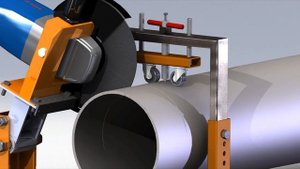 Приспособление для резки и разметки труб.Cutting and marking tube