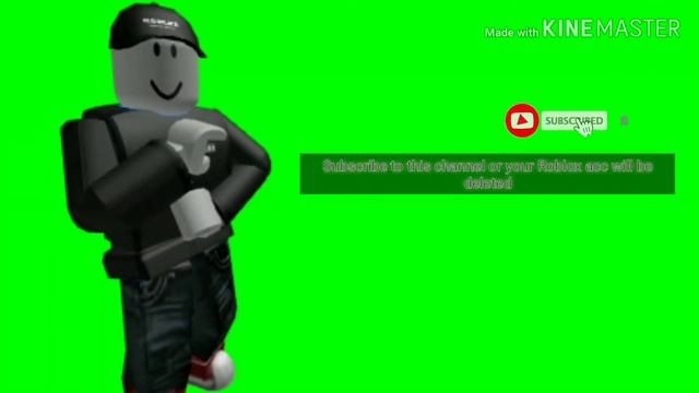 Subscribe Roblox Green Screen смотреть онлайн