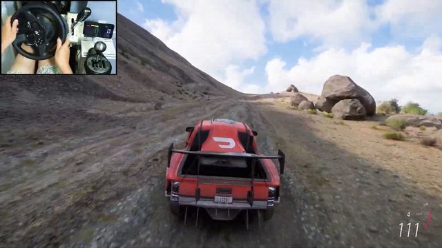 Rally off-road TOYOTA TACOMA TRD Forza Horizon 5 4K highest quality steering wheel car game смотреть онлайн