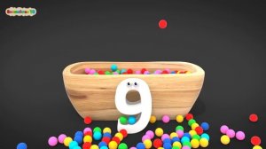 Цифры и Шарики _  Учим Цифры до 10 и Цвета _  Обучающий мультфильм для детей   Волшебство