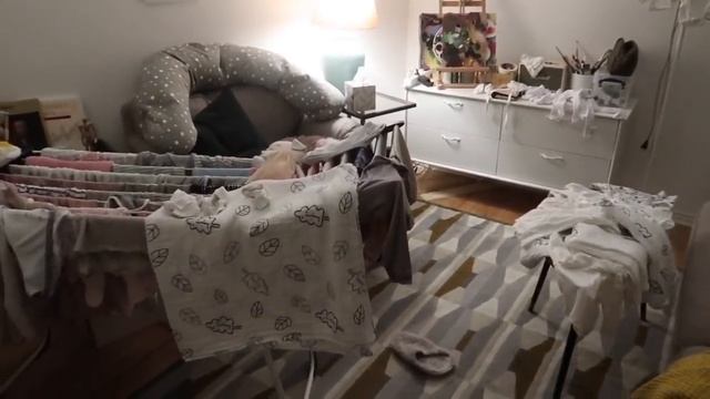 Усталость в 3ем триместре / Надо ли гладить вещи малыша? Отёки / Разбор аптечки / Готовим вместе смотреть онлайн