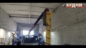 18+ ? Эпичный монтаж консольного крана ??♂️ /// Будни камнеобработки