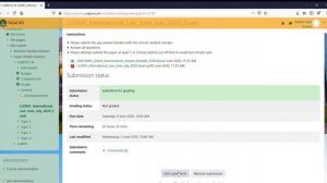 Accessing , downloading and submitting an assignment on moodle 3.9