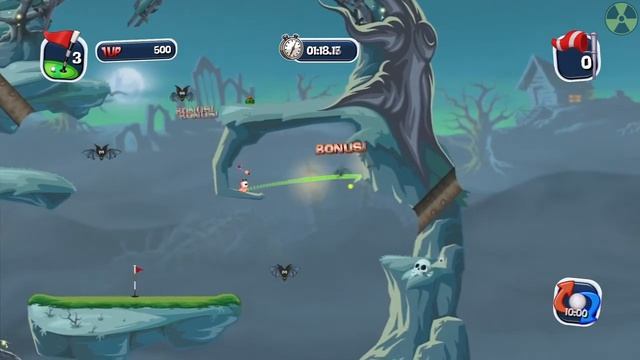 Worms Crazy Golf: 16/18 - Graveyard (Holes 10-12) смотреть онлайн