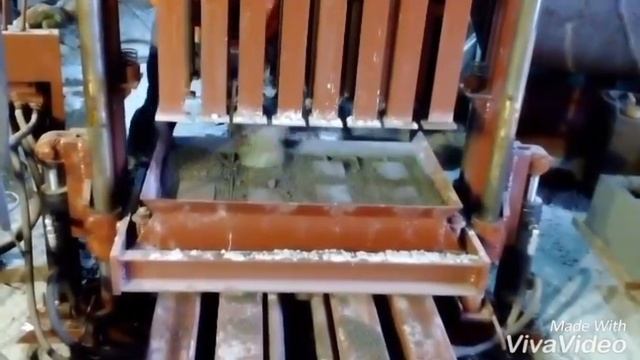 Вибропресс для производства шлакоблоков и пескоблоков