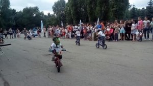 Райдеры Тольятти. День физкультуры 12.08.2017. Бмх дети. Bmx kids. 5 y.o.