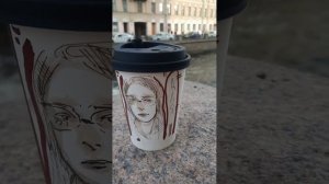 Тайная кофейня в центре СПб, где на стаканчиках рисуют ваш портрет