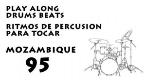 Ritmo Para Tocar Mozambique 95 bpm :: Play along drums Mozambique 95 bpm