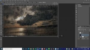 Realistic Rain And Lightning  Effect in Photoshop By V.C.E #photoshop #vce