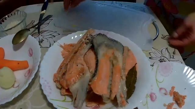 Суп из хребтов форели (лососи) смотреть онлайн