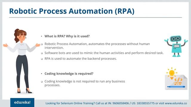 Selenium vs RPA | Test Automation vs RPA | Selenium Training | Edureka | RPA Rewind - 3 смотреть онлайн