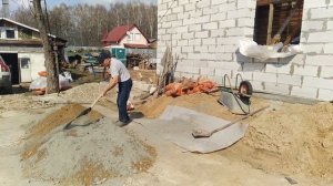 Подсыпка и заливка веранды бетоном (щебень, Евроцемент М500 и песок) №1 - 9.04.2023