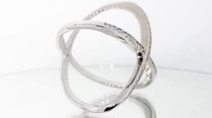 Criss Cross Fashion Diamond Ring