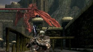 Выкуриваем красного дракона с моста | Dark Souls: Remastered