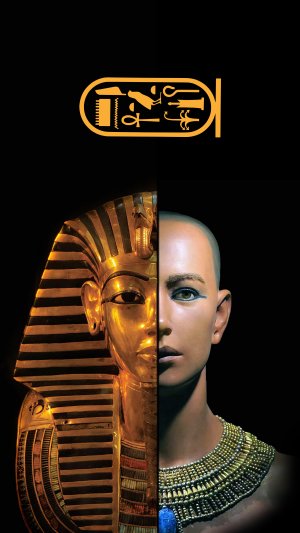 Артефакты древних: погребальная маска царя Тутанхамона.