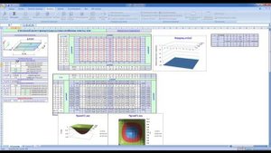 Решение пластин (плит) в Excel. Метод конечных разностей. Презентация.
