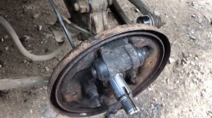 Заклинил трос ручника с колесом Hyundai Accent