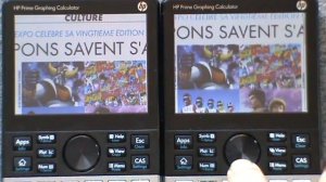 HP Prime G1 vs G2 performances test : mViewer GX app