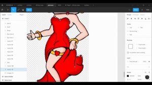 How to Draw the Classic Betty Boop Cartoon Character in Figma