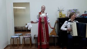 Дружинина Валерия Р н п  «Пойду млада по воду»