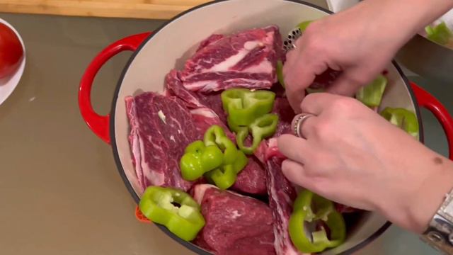 Хашлама по Нью Йоркски :😁😁 -- Spicy Tomato Beef Ribs Recipe