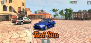 Таксую на разных авто в игре Taxi Sim