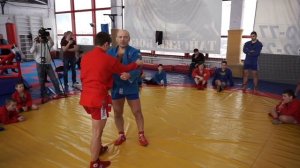 САМБО/БРОСОК С УПОРОМ СТОПЫ В ЖИВОТ/от ЗМС ПО САМБО