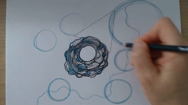 Нейрографика - учимся рисовать круги