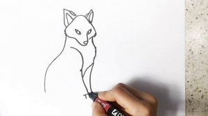 КАК НАРИСОВАТЬ ЛИСУ // НАРИСОВАТЬ ЛИСА ЛЕГКО // РИСУЕМ ЛИСУ // НАРИСОВАТЬ ЛИСА