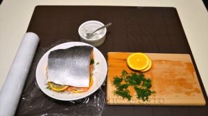 Слабосоленый ЛОСОСЬ с апельсином в домашних условиях | Как засолить красную рыбу