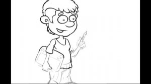 Рисую скетч маскота