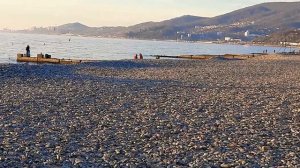 Пляж_Чкаловский_.31 декабря.2020.Адлер.Сочи.