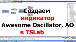 Создаем индикатор Awesome Oscillator - AO для TSLab